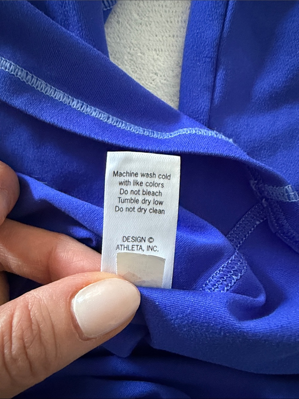 Athleta Long-Sleeve Performance Top in Royal Blue - Picture 4 of 4